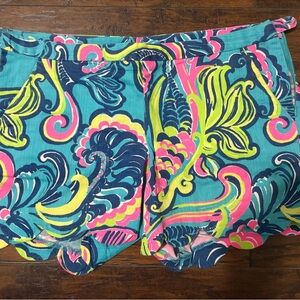 Vibrant Patterned Shorts